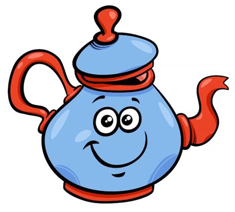 Premium Vector Teapot Or Kettle Cartoon Character