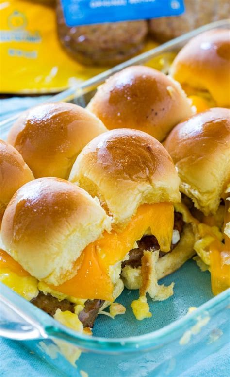 Easy Breakfast Sliders Spicy Southern Kitchen
