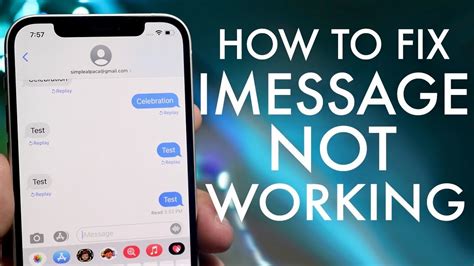 How To Fix Imessages Not Sending Fix Imessage Not Working Youtube