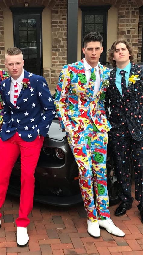 Prom Suits For Men Squad Goals With American Flag From Opposuits