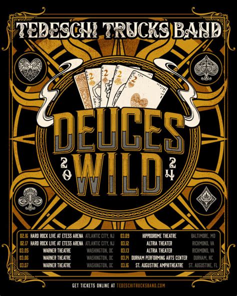 Tedeschi Trucks Band Announce ‘deuces Wild Winter 2024 Tour