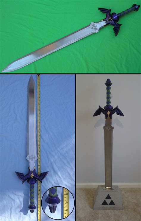 My Full Scale Botw Master Sword Replica Tempered Full Tang Steel Blade
