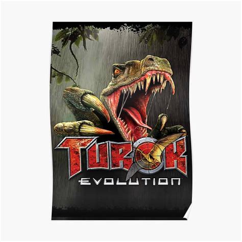 Turok Evolution Logo Poster By Fireseed Josh Redbubble