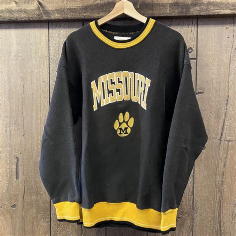 Vintage Missouri University Mizzou Tigers Medium Depop