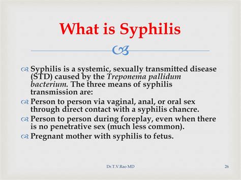 Ppt Syphilis Powerpoint Presentation Free Download Id123585