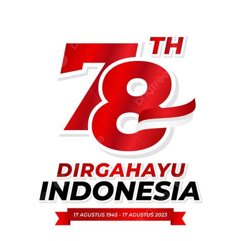 Hut Ri 78 Offizielles Logo Am Indonesischen Unabhängigkeitstag 2023
