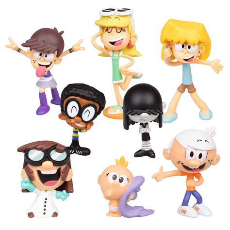 Buy Bulex The Loud House Figure 8 Pack 4 Inch Action Figures Online At