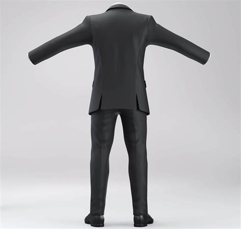Men Suit 3d Model By Fabiobispo
