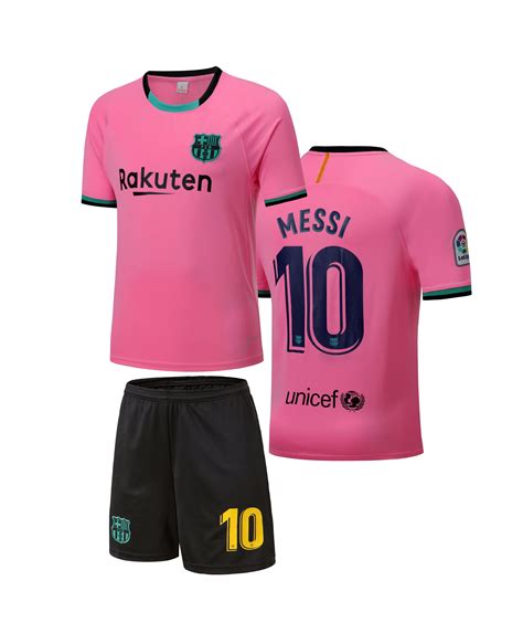 Football Jersey Barcelona Fc Away Messi 2020 2021 Soccer Shirt Foot