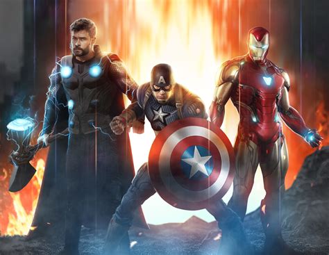 Desktop Wallpaper Iron Man Captain America Thor Superhero Comics My