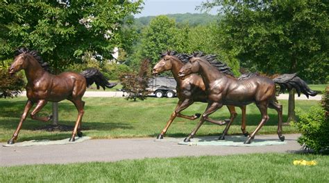 Big Bronze Sculptures Statues And Fountains Bronze Horse Statues