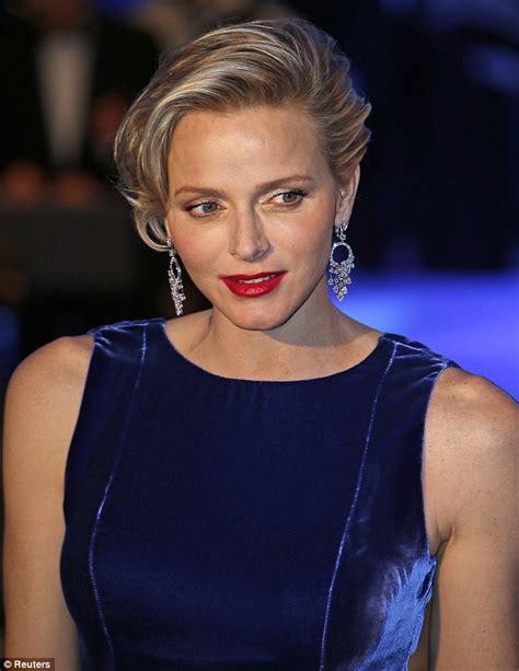 Princess Charlene Of Monaco Stuns In A Sapphire Gown At Charity Gala In