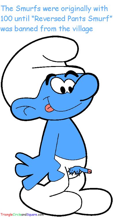 Reversed Pants Smurf Picture Ebaums World