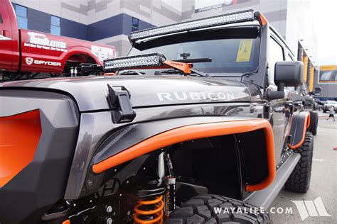 2016 Sema Fab Four Graniteorange Jeep Jk Wrangler Unlimited