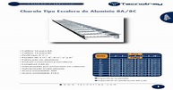 Charola Tipo Escalera de Aluminio 8A/8C - [PDF Document]