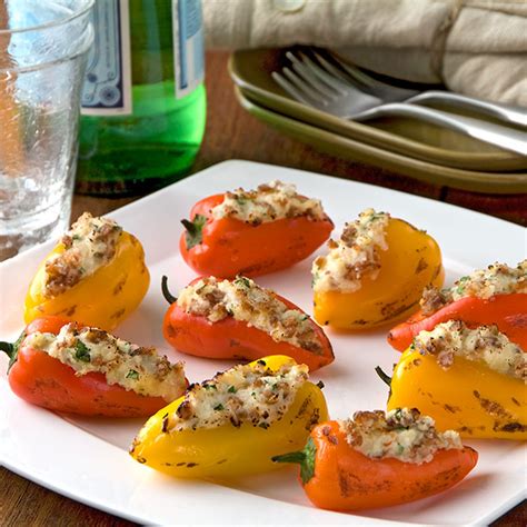 Cheese Stuffed Grilled Peppers Recipe Dragone Cheese