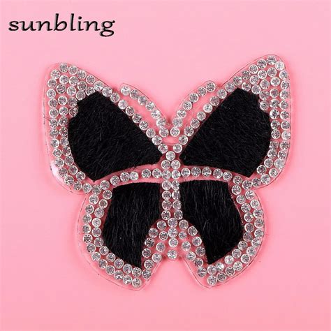 New Design Patches Diy Iron On Style Butterfly Patch Bling Dmc Quality