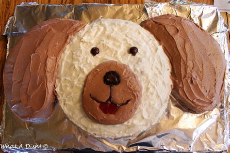 What A Dish Puppy Dog Birthday Cake