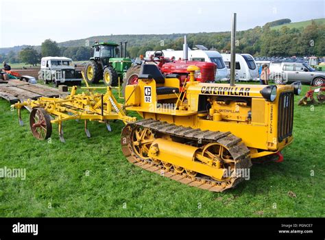 A Caterpillar D2 Vintage Agricultural Tractor On Display At Weald And