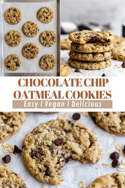These Chocolate Chip Oatmeal Cookies Are Fully Vegan And Simple To M