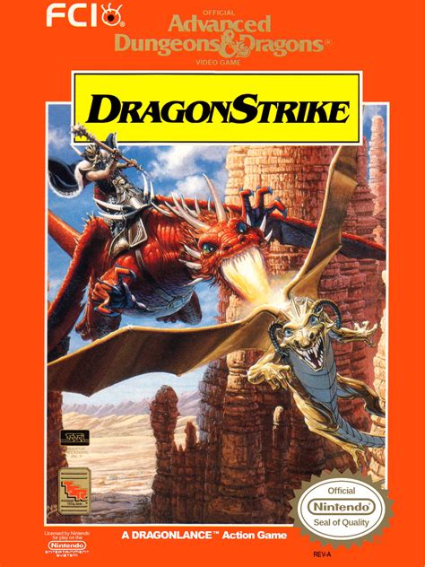 Advanced Dungeons And Dragons Dragonstrike Video Game Box Art Id