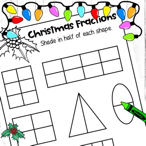 Christmas Fractions Teaching Resources