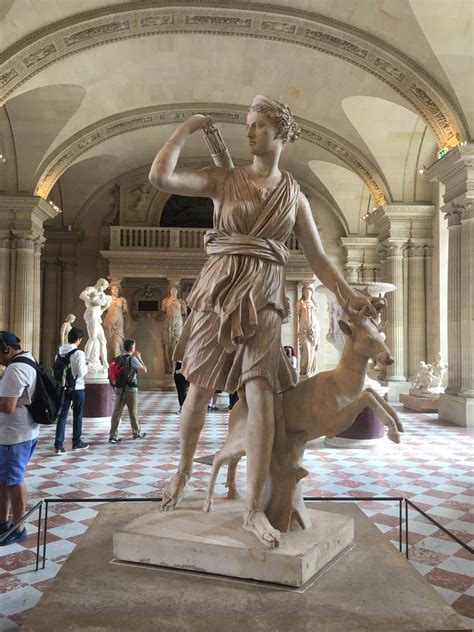 Artemis Louvre Greek Statue Statue Photo