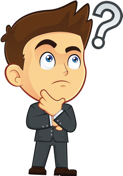 Thinking Clip Art Confused Cartoon 460x644 Png Clipart Download