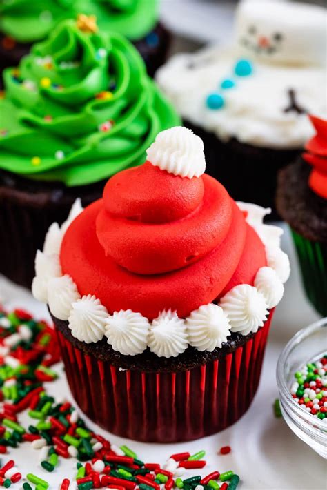 Easy Christmas Cupcakes 4 Ways Crazy For Crust