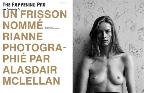 Rianne Van Rompaey Topless By Alasdair McLellan Photos Team Celeb