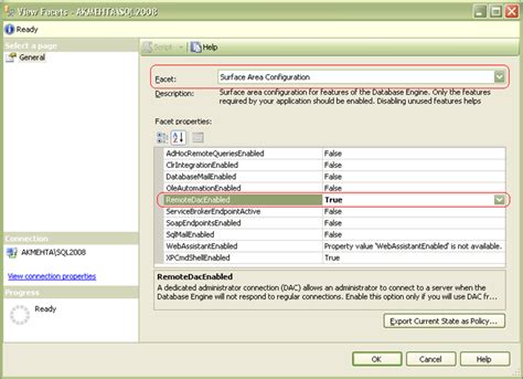 Sql Server Dedicated Admin Connection Dac How To Enable Connect Hot Sex Picture