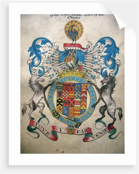 The Coat Of Arms Of Francis 6th Earl Of Rutland Posters And Prints By