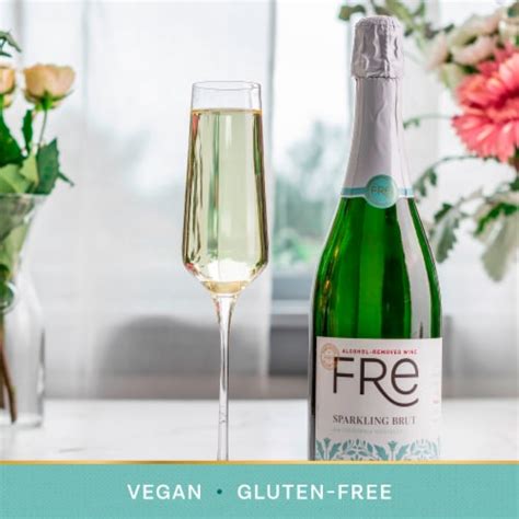 Fre Alcohol Removed Sparkling Brut Low Calorie Non Alcoholic Wine 750