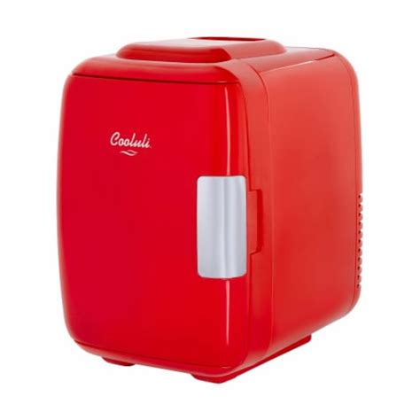 Cooluli Classic 4 Liter Portable Compact Mini Fridge Red 1 Bakers