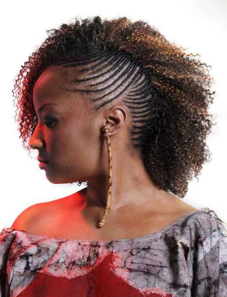 There is also a section of braids that are a different color too. Black people braid hairstyles