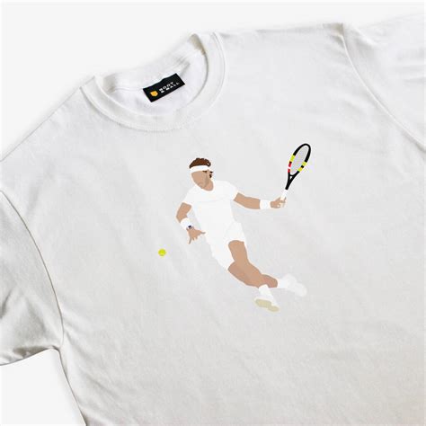 Rafa Nadal Tennis T Shirt By Jacks Posters