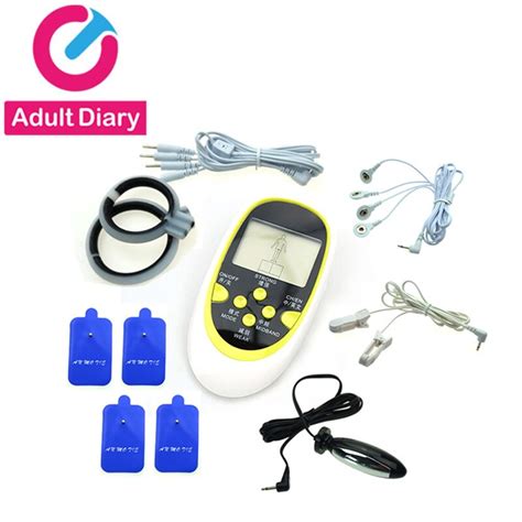 Adult Diary Electrostimulation Sex Toys Kits For Men Woman Electro Shock Defibrillator Cockring