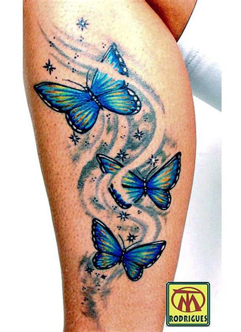 Colorful Butterfly Tattoos