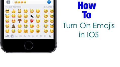 How To Turn On Emojis On Ios Fastest Way Youtube