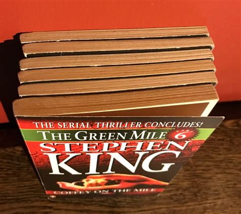 Stephen King The Green Mile 6 Book Set Paperbacks Rare Vintage 1996