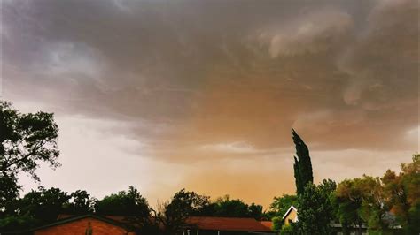 Thunderstorm Gust Front Sandstorm Hit Bloemfontein South Africa 18