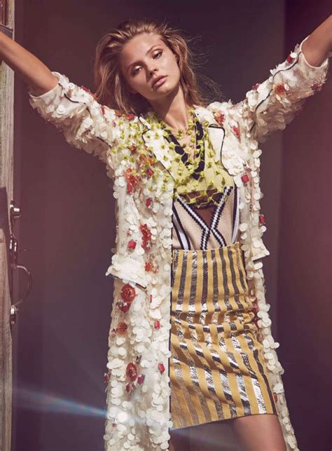 Magdalena Frackowiak Gives Vacation Vibes In Elle France Editorial