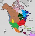 Post-Collapse Map of North America : imaginarymaps