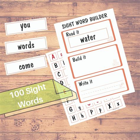 Fry Sight Words Printable Spelling Game Language Writing Etsy