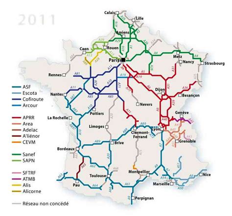 Carte De France Des Autoroutes ≡ Voyage Carte Plan