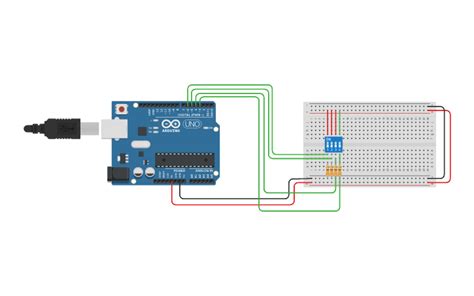 Circuit Design Dip Switch Arduino Tinkercad
