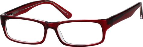 Red Boys Rectangular Eyeglasses 1871 Zenni Optical Eyeglasses