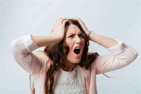 Girl Yelling At Someone Stock Photo By ©file404 113650188