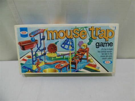 Vintage Mouse Trap Board Game By Ideal 1963 Original Boxed 100 Complete