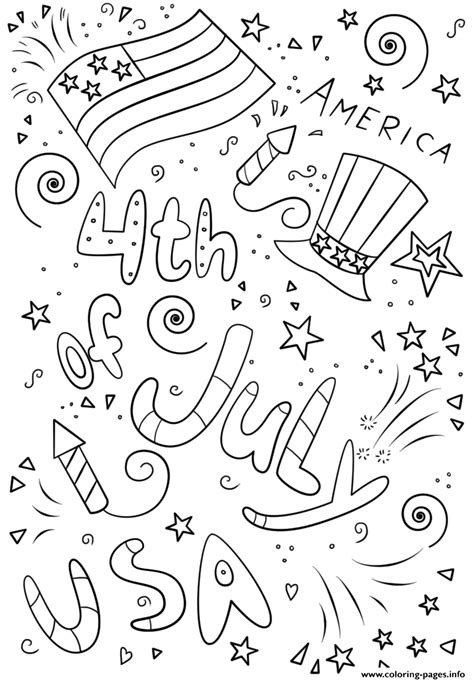 4th Of July Coloring Pages Best Coloring Pages For Kids 4th Of July